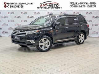 2010 Toyota Highlander II (XU40) Рестайлинг, чёрный, 1849000 рублей, вид 1