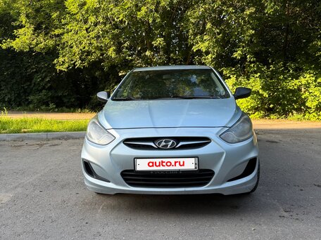 2011 Hyundai Solaris I, голубой, 465000 рублей, вид 1