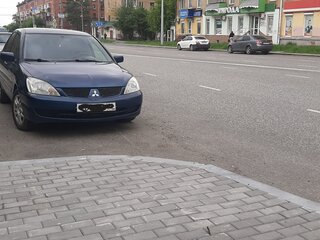2005 Mitsubishi Lancer IX Рестайлинг, синий, 330000 рублей, вид 2