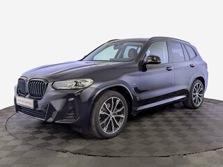 2022 BMW X3 30i xDrive III (G01) Рестайлинг, чёрный, 5950000 рублей, вид 1