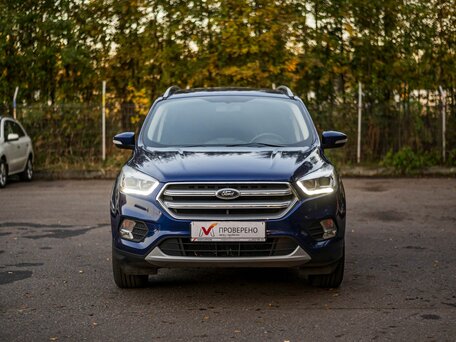 2018 Ford Kuga II Рестайлинг, синий, 1388000 рублей, вид 3