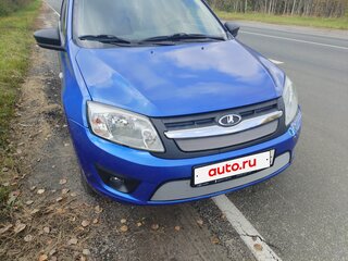 2017 Lada (ВАЗ) Granta I, синий, 465000 рублей, вид 4
