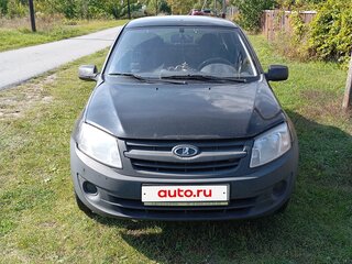 2014 Lada (ВАЗ) Granta I, чёрный, 210000 рублей, вид 1