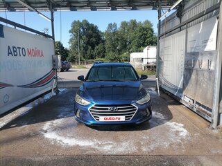 2016 Hyundai Elantra VI (AD), синий, 980000 рублей, вид 2