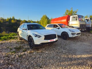 2012 Infiniti FX50 II (S51) Рестайлинг, белый, 2700000 рублей, вид 4