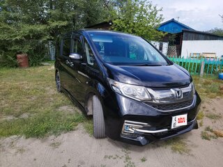 2015 Honda Stepwgn Spada V, чёрный, 1650000 рублей, вид 1