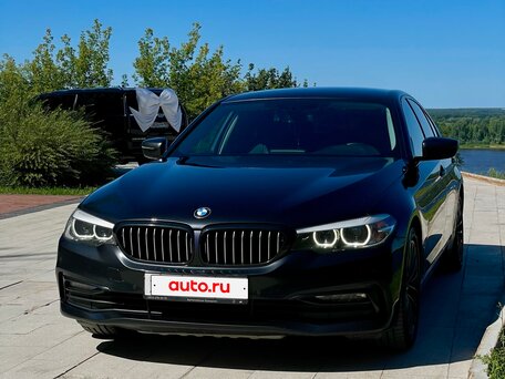 2017 BMW 5 серии 520d xDrive VII (G30/G31/G38), чёрный, 2650000 рублей, вид 1