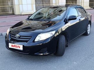 2008 Toyota Corolla AMT X (E140, E150), чёрный, 1000000 рублей, вид 2