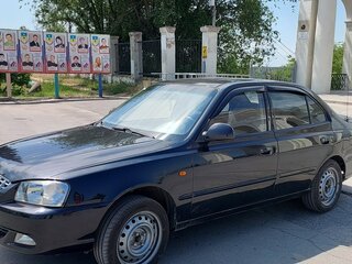 2007 Hyundai Accent ТагАЗ II, чёрный, 440000 рублей, вид 2