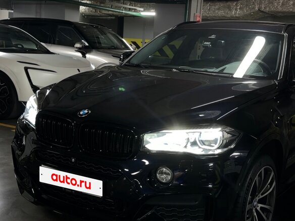 2016 BMW X6 40d II (F16), чёрный, 3700000 рублей - вид 9