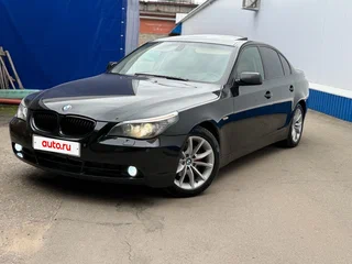 2007 BMW 5 серии 530i V (E60/E61) Рестайлинг, чёрный, 950000 рублей, вид 4