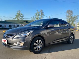 2015 Hyundai Solaris I Рестайлинг, серый, 1050000 рублей, вид 1