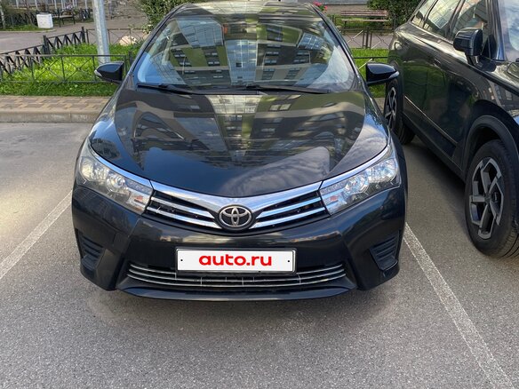 2013 Toyota Corolla XI (E160, E170, E180), чёрный, 1199000 рублей - вид 1