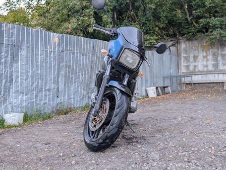 1997 Kawasaki ZRX 400, синий, 240000 рублей, вид 3