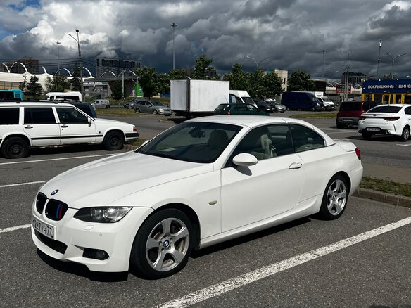 2008 BMW 3 серии 335i V (E90/E91/E92/E93), белый, 1650000 рублей - вид 1
