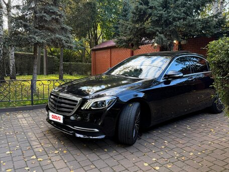 2017 Mercedes-Benz S-Класс 350 d VI (W222, C217) Рестайлинг, чёрный, 4950000 рублей, вид 2