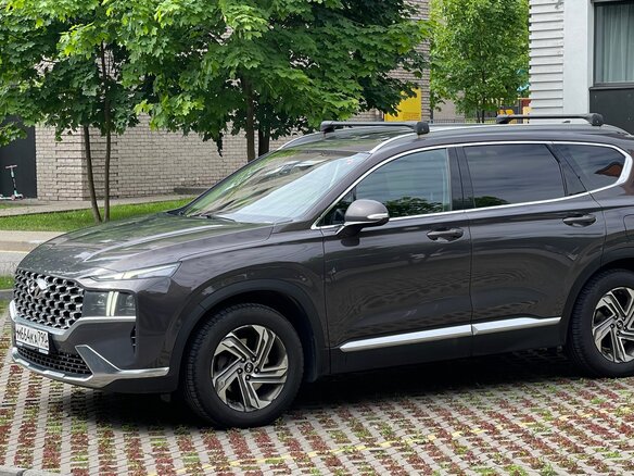 2021 Hyundai Santa Fe IV Рестайлинг, коричневый, 2850000 рублей - вид 1