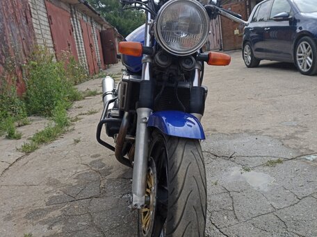 1997 Honda CB 400 Super Four, синий, 280000 рублей, вид 2