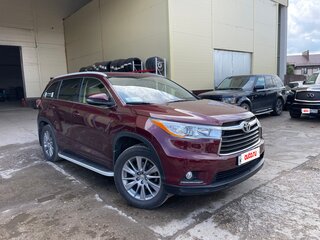 2014 Toyota Highlander III (XU50), пурпурный, 2600000 рублей, вид 2