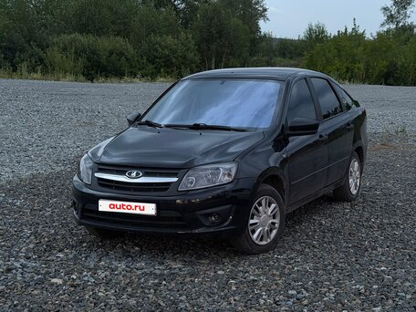2018 Lada (ВАЗ) Granta I, чёрный, 540000 рублей, вид 2