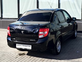 2013 Lada (ВАЗ) Granta I, чёрный, 450000 рублей, вид 5