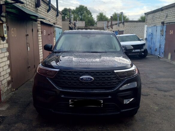 2022 Ford Explorer VI, чёрный, 2404155 рублей