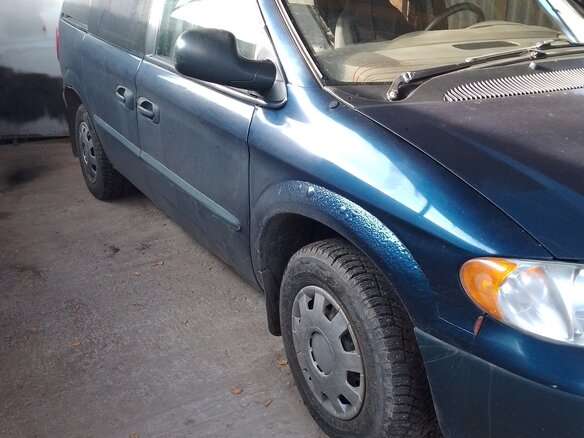 2001 Dodge Caravan 4-speed IV, синий, 320000 рублей - вид 1