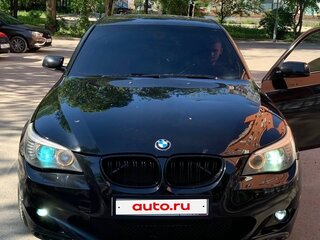 2008 BMW 5 серии 530xi V (E60/E61) Рестайлинг, чёрный, 550000 рублей, вид 2
