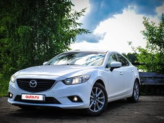 2017 Mazda 6 III (GJ) Рестайлинг, белый, 1750000 рублей, вид 2