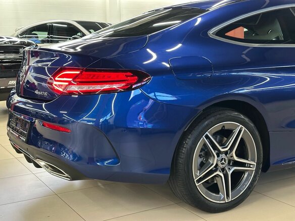 2019 Mercedes-Benz C-Класс 200 IV (W205) Рестайлинг, синий, 4290000 рублей - вид 7