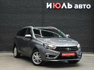 2019 Lada (ВАЗ) Vesta SW I, серый, 850000 рублей, вид 3