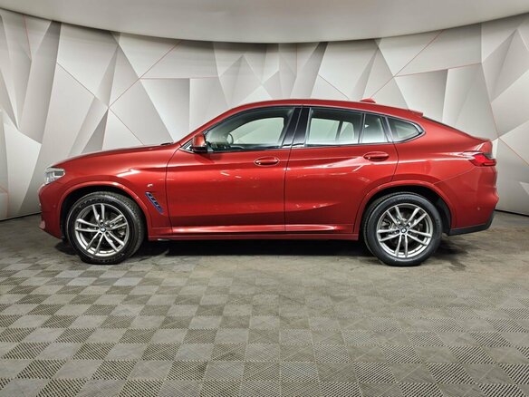 2019 BMW X4 20d II (G02), красный, 4490000 рублей - вид 4