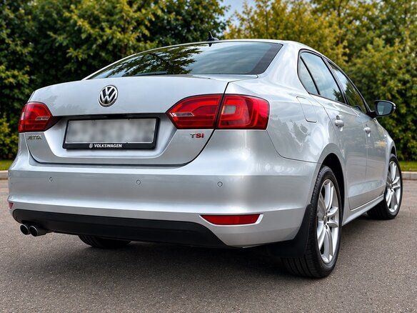 2012 Volkswagen Jetta VI, серебристый, 1395000 рублей - вид 3
