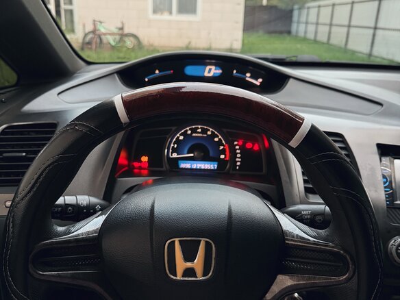 2007 Honda Civic VIII, синий, 700000 рублей - вид 8