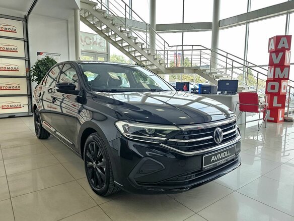 2022 Volkswagen Polo VI, чёрный, 2099000 рублей - вид 3