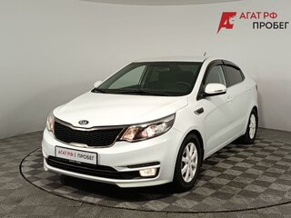 2015 Kia Rio 6-speed III, белый, 1210000 рублей, вид 3