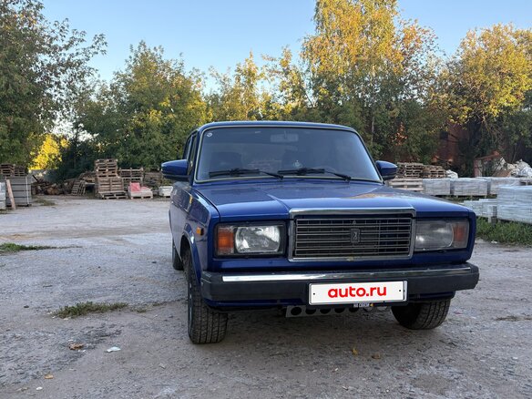 2001 Lada (ВАЗ) 2107, синий, 230000 рублей - вид 1