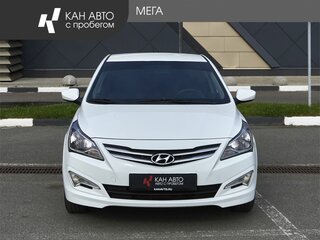 2015 Hyundai Solaris I Рестайлинг, белый, 904000 рублей, вид 3