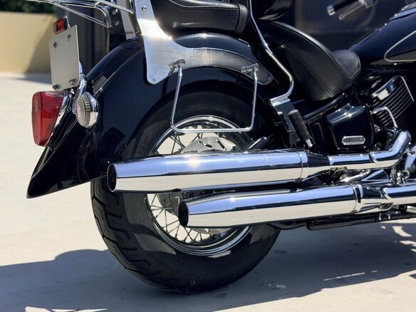 2006 Yamaha XVS1100, чёрный, 750000 рублей - вид 13