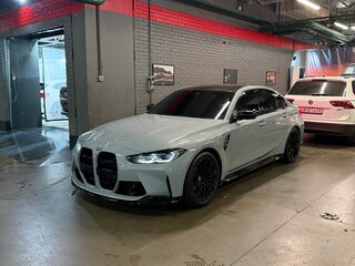 2021 BMW M3 Competition Package VI (G80), серебристый, 6900000 рублей, вид 5