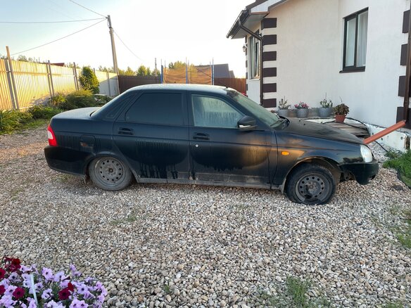 2014 Lada (ВАЗ) Priora I Рестайлинг, синий - вид 3