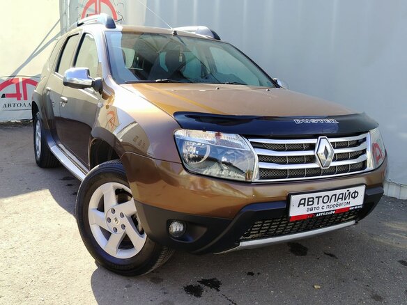 2012 Renault Duster I, коричневый, 869000 рублей - вид 3