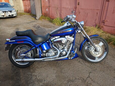 2004 Harley-Davidson CVO Limited, синий, 1199000 рублей, вид 2