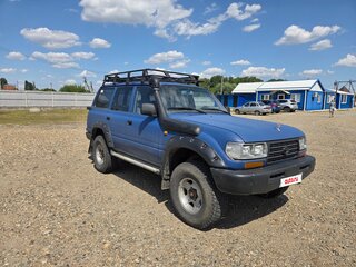 1996 Toyota Land Cruiser 80 Series Рестайлинг, синий, 2300000 рублей, вид 2