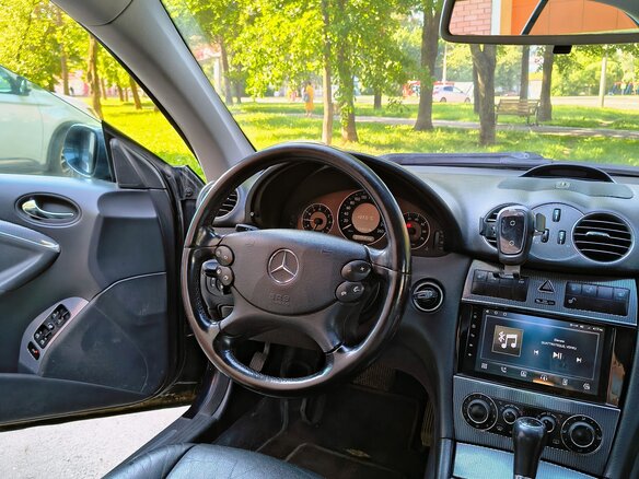 2004 Mercedes-Benz CLK-Класс 240 II (W209), синий, 750000 рублей - вид 12