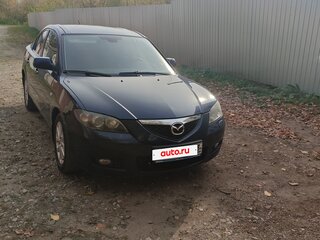 2008 Mazda 3 4-speed I (BK) Рестайлинг, синий, 830000 рублей, вид 2