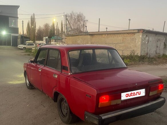 2003 Lada (ВАЗ) 2107, пурпурный, 55000 рублей - вид 3