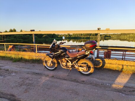 1993 Kawasaki KLE 250, чёрный, 185000 рублей, вид 2