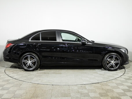 2018 Mercedes-Benz C-Класс 180 IV (W205) Рестайлинг, чёрный, 2549585 рублей, вид 4