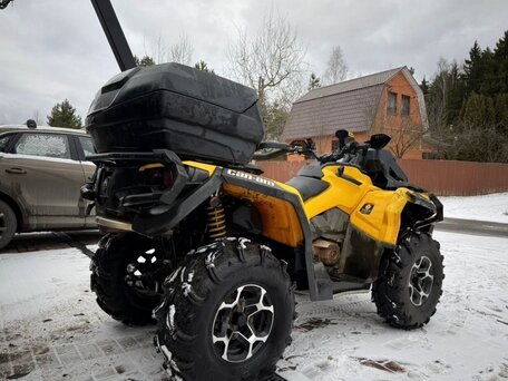 2012 BRP Can-Am Outlander MAX 500, жёлтый, 650000 рублей, вид 5